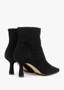 Naped Black Suede Shaped Heel Ankle Boots -Daniel Footwear Shop naped p133874 199412 image