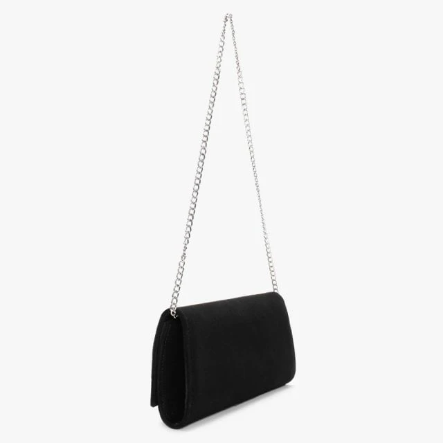 Natalia Black Suede Jewelled Evening Bag 3 Natalia Black Suede Jewelled Evening Bag - Image 3
