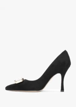 Natalia Black Suede Jewelled Court Shoes -Daniel Footwear Shop natalia p134784 197895 image