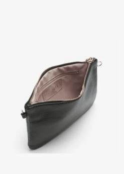 Noale Black Leather Wristlet Clutch Bag -Daniel Footwear Shop noale bag p134787 196704 image