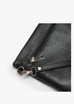 Noale Black Leather Wristlet Clutch Bag -Daniel Footwear Shop noale bag p134787 196705 image