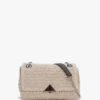 Emporio Armani Noelle Natural Dark Brown Woven Cross-Body Bag