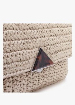 Emporio Armani Noelle Natural Dark Brown Woven Cross-Body Bag -Daniel Footwear Shop noelle natural dark brown woven cross body bag p135091 195233 image