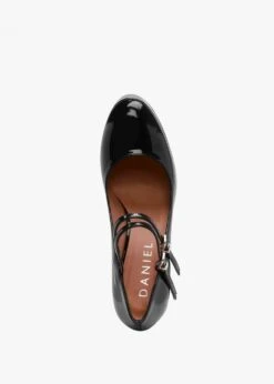 Nomary Black Patent Leather Platform Heeled May Janes -Daniel Footwear Shop nomary black patent leather platform heeled may janes p135484 195846 image
