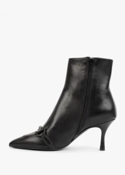 Nuckle Black Leather Horsebit Ankle Boots -Daniel Footwear Shop nuckle p133885 197356 image