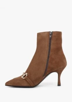 Nuckle Tan Suede Horsebit Ankle Boots -Daniel Footwear Shop nuckle p133887 197365 image