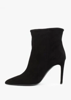 Nully Black Suede High Heel Ankle Boots -Daniel Footwear Shop nully p133888 197369 image