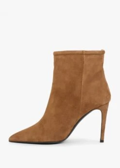 Nully Tan Suede High Heel Ankle Boots -Daniel Footwear Shop nully p133889 197373 image
