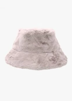 Oakwood Bobland Grey Faux Fur Bucket Hat
