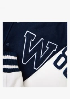 Oakwood College Bi Oversized Navy Varsity Jacket -Daniel Footwear Shop oakwood college bi p135883 200614 image
