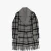 Oakwood Fabienne Grey Reversible Fringed Coat