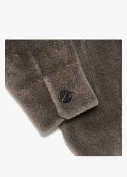 Oakwood Flag Reversible Teddy Grey Shacket -Daniel Footwear Shop oakwood flag p135885 200618 image