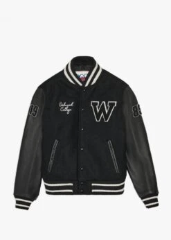 Oakwood College Graduate Black Varsity Jacket