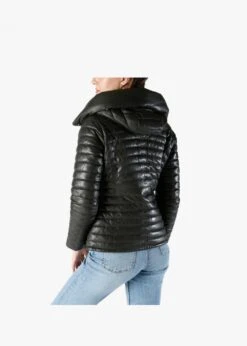 Oakwood Hyper Quilted Khaki Leather Jacket -Daniel Footwear Shop oakwood hyper p133901 197383 image