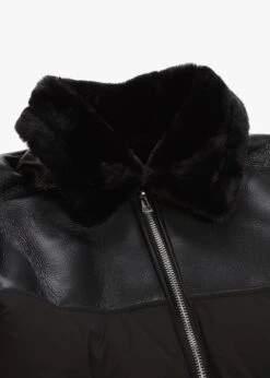 Oakwood Mina Black Multi Textile Bomber Jacket -Daniel Footwear Shop oakwood mina p135889 216420 image