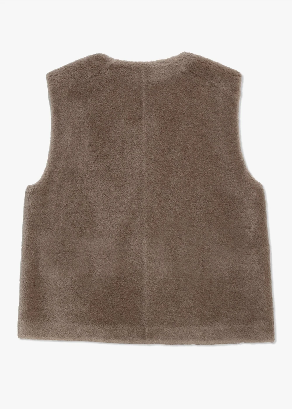 Oakwood Signature Taupe Faux Fur Reversable Gillet 2 Oakwood Signature Taupe Faux Fur Reversable Gillet - Image 2