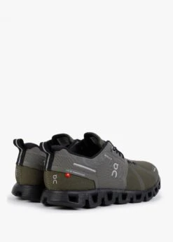 On Running Cloud 5 Waterproof Olive Black Trainers -Daniel Footwear Shop on cloud 5 waterproof p131178 202244 image