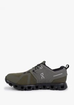 On Running Cloud 5 Waterproof Olive Black Trainers -Daniel Footwear Shop on cloud 5 waterproof p131178 202245 image