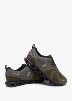 On Running Men’s Cloud 5 Waterproof Olive Black Trainers -Daniel Footwear Shop on mens cloud waterproof p138582 201393 image