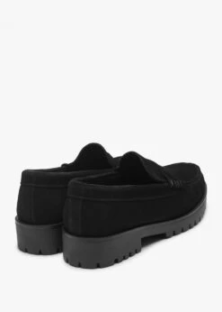Petunia Black Suede Loafers -Daniel Footwear Shop petunia p135828 200472 image