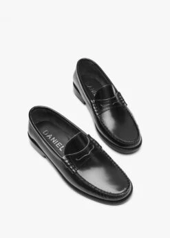 Posie Black Patent Leather Loafers -Daniel Footwear Shop posie p135830 200486 image