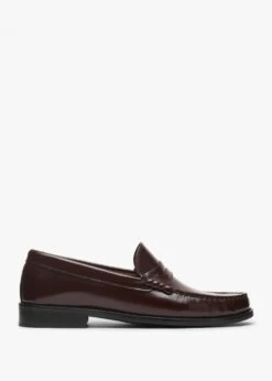 Posie Burgundy Patent Leather Loafers