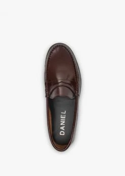 Posie Burgundy Patent Leather Loafers -Daniel Footwear Shop posie p135831 200491 image