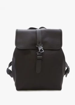 Rains Black Bucket Backpack
