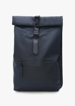 Rains Rolltop Navy Backpack