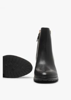 Shaley Black Leather Wedge Ankle Boots -Daniel Footwear Shop rl shaley p138537 201364 image