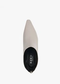 Sedda White Leather Low Heel Ankle Boots -Daniel Footwear Shop sedda p135836 200519 image