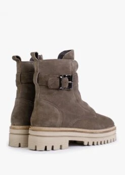 Serena Khaki Suede Military Ankle Boots -Daniel Footwear Shop serena p132520 198946 image