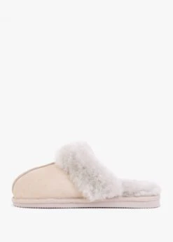 Shut Taupe Sheepskin Twinface Slippers -Daniel Footwear Shop shut p118202 198042 image