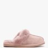 Shut Pink Sheepskin Twinface Slippers