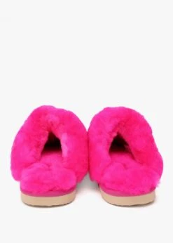 Shut Bright Fuchsia Sheepskin Twinface Slippers -Daniel Footwear Shop shut p135511 203017 image