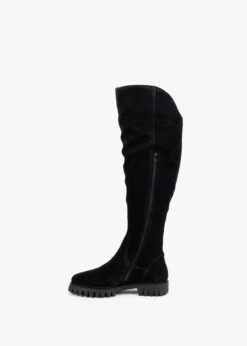 Sicty Black Suede Over The Knee Boots -Daniel Footwear Shop sicty p122182 201654 image