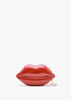 Small Red Lips Clutch Bag