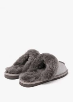 Soglit Silver Sheepskin Slippers -Daniel Footwear Shop soglit p118208 203027 image