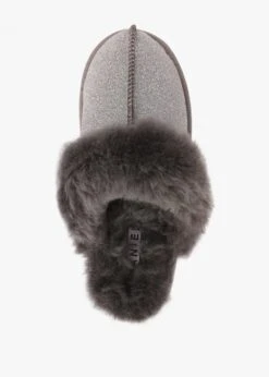 Soglit Silver Sheepskin Slippers -Daniel Footwear Shop soglit p118208 203028 image