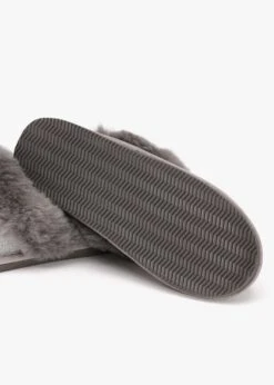Soglit Silver Sheepskin Slippers -Daniel Footwear Shop soglit p118208 203030 image