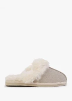 Soglit Gold Sheepskin Slippers