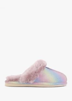 Soglit Multicoloured Sheepskin Slippers