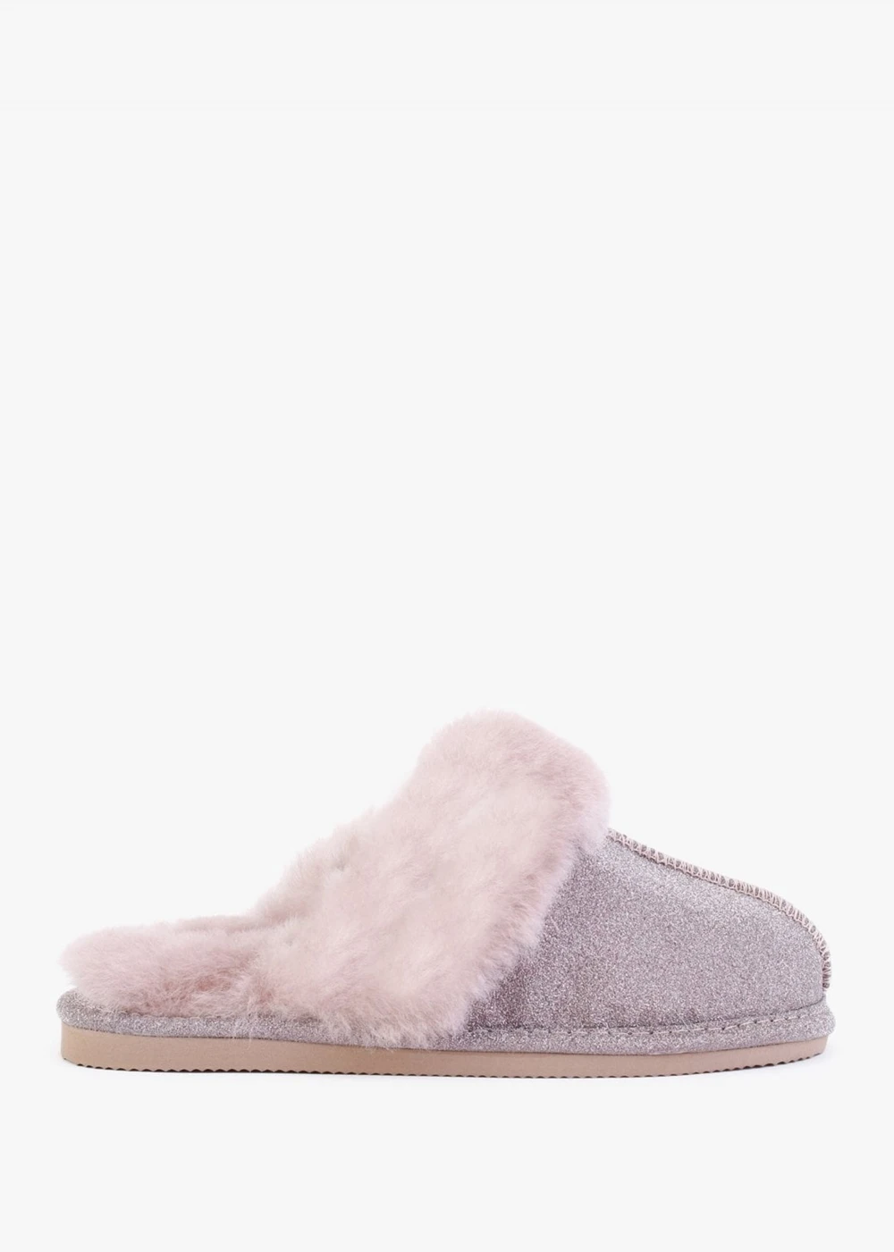 Soglit Lilac Sheepskin Slippers 1 Soglit Lilac Sheepskin Slippers