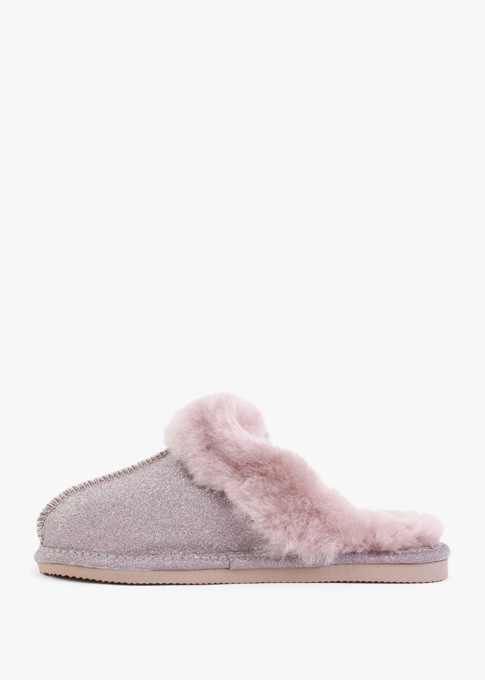 Soglit Lilac Sheepskin Slippers 4 Soglit Lilac Sheepskin Slippers - Image 4