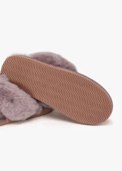Soglit Purple Sheepskin Slippers -Daniel Footwear Shop soglit p135512 203036 image