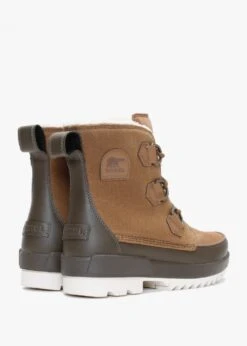 Sorel Torino II Parc Shearling Velvet Tan Olive Green Waterproof Boots -Daniel Footwear Shop sorel torino 2 p134061 197467 image