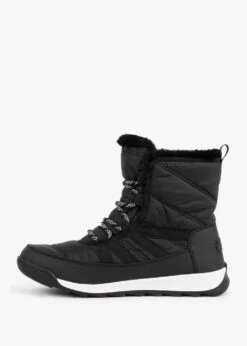 Sorel Whitney II Black Nylon Short Lace Ankle Boots -Daniel Footwear Shop sorel whitney short 2 p124553 201853 image