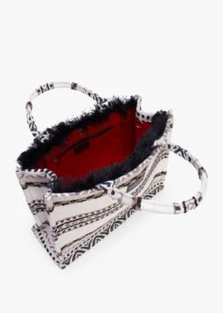 Kimolos Black Embroidered Tote Bag -Daniel Footwear Shop sorena kimolos tote p135563 195927 image