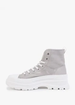 Alpe Spelt Grey Leather Chunky Ankle Boots -Daniel Footwear Shop spelt p131504 202334 image