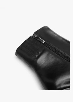 Spire Black Leather Wedge Ankle Boots 9 Spire Black Leather Wedge Ankle Boots -Daniel Footwear Shop spire p135840 200537 image